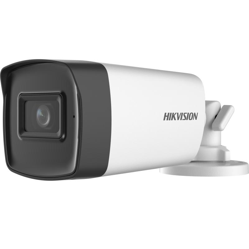 دوربین توربو اچدی Hikvision مدل DS-2CE17H0T-IT3FS دارای 5 مگاپیکسل بولت میکروفوندار دید در شب 40 متری