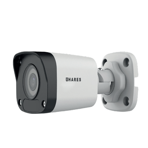 دوربین تحت شبکه HARES مدل IPC-E1F2D-I30D دارای 2 مگاپیکسل Mini Bullet لنز ثابت دید در شب 50 متری