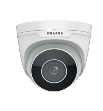 دوربین تحت شبکه HARES مدل IPC-E3A4W-I40 دارای 4 مگاپیکسل Dome لنز موتورایز و میکروفون داخلی