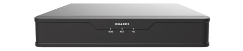 دستگاه ضبط تحت شبکه HARES مدل NVR-E04-1C دارای 4 کانال پشتیبانی از رزولوشن 4K