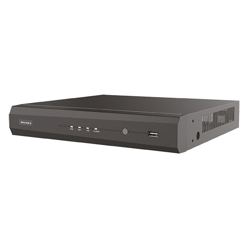 دستگاه ضبط تحت شبکه HARES مدل NVR-E08-1A دارای 8 کانال پشتیبانی از دوربین 2 مگاپیکسل
