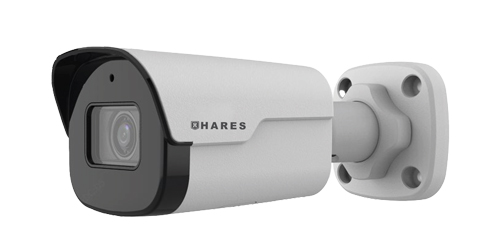دوربین تحت شبکه HARES مدل IPC-P1F8W-I50S دارای 8 مگاپیکسل Mini Bullet لنز ثابت و میکروفون داخلی