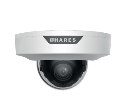 دوربین تحت شبکه HARES مدل IPC-P2F4WN-I30SD دارای 4 مگاپیکسل Dome لنز ثابت و میکروفون داخلی