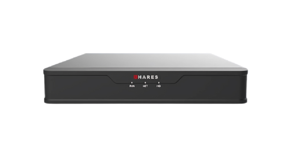 دستگاه ضبط XVR حارس مدل HS-XVR-E116-1A دارای 16 کانال پشتیبانی از ضبط تا 5 مگاپیکسل