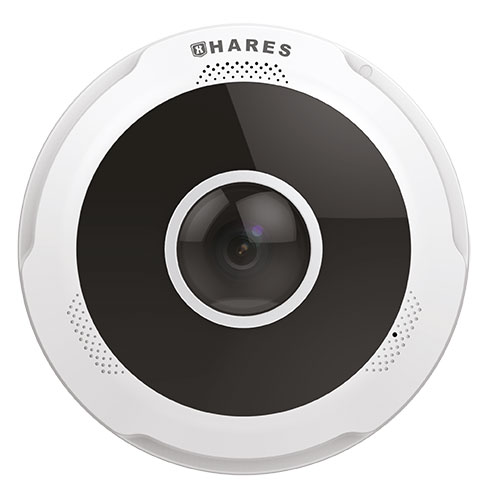 دوربین تحت شبکه HARES مدل IPC-A7FCD-I10S دارای 12 مگاپیکسل Dome تصویر 360 درجه و IR هوشمند 10 متری