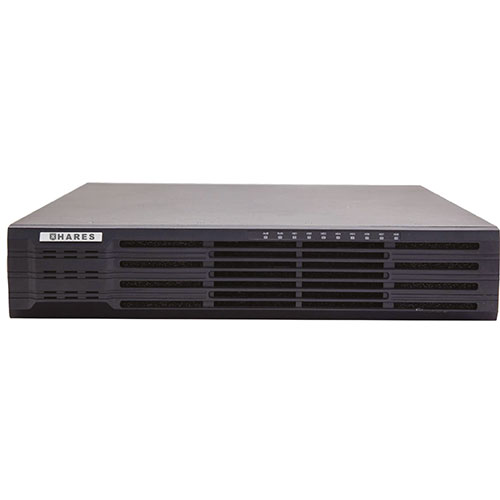 دستگاه ضبط تحت شبکه HARES مدل NVR-P32RH-8A دارای 32 کانال پشتیبانی از دوربین تا 12 مگاپیکسل و 8 هارد